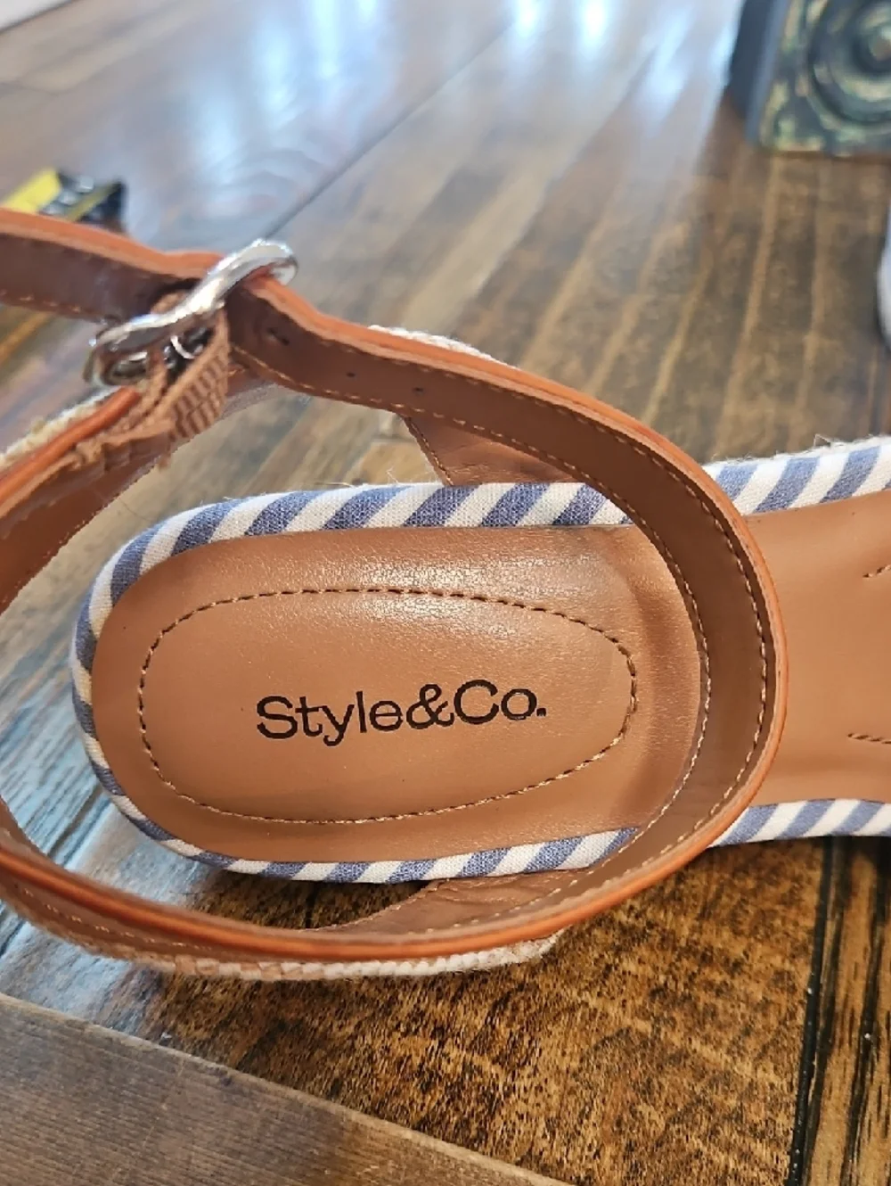 Style & Co. striped canvas